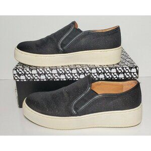 PRIMADONNA COLLECTION WOMEN BLACK SPARKLE SIZE EURO 38 SLIP ON NEW / BOX 44038